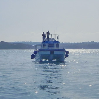The Atlantic Diver - flagship of Newquay Sea Safaris and Fishing.